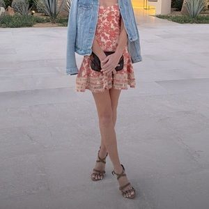 Giuseppe Zanotti Nude/Taupe Suede Buckle Sandals, 37.5/7.5